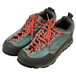 La Sportiva Boulder X 2002-C Women Size 37/US 6 Aqua Gray Climbing Hiking Shoes